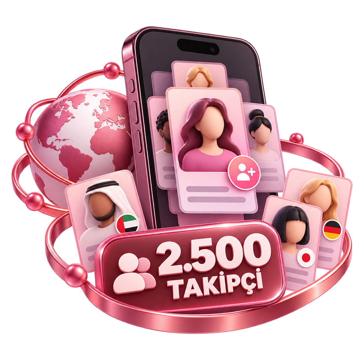 2.500 Takipçili Yabancı Instagram Hesabı